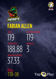 CPL All-Round Legends FABIAN ALLEN - #TTR-08