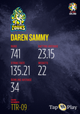 CPL All-Round Legends DAREN SAMMY - #TTR-09