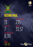 CPL Strike Bowlers - KEEMO PAUL - #SB-02