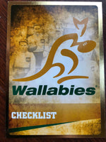 WALLABIES CHECKLIST -  Gold Card No 097