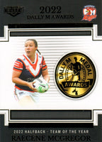 2023 NRL Elite Dally M Awards - DM 19 - Raecene McGregor - Sydney Roosters