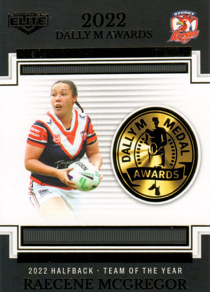 2023 NRL Elite Dally M Awards - DM 19 - Raecene McGregor - Sydney Roosters