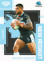 2023 NRL Elite New Recruit - NR 07 - Oregon Kaufusi - Cronulla-Sutherland Sharks