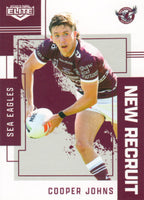 2023 NRL Elite New Recruit - NR 13 - Cooper Johns - Manly-Warringah Sea Eagles