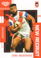 2023 NRL Elite New Recruit - NR 28 - Zane Musgrove - St. George-Illawarra Dragons