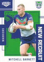 2023 NRL Elite New Recruit - NR 31 - Mitchell Barnett - New Zealand Warriors