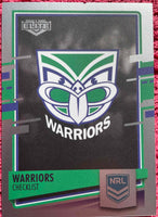 Silver Parallel - WARRIORS CHECK LIST - SS 127