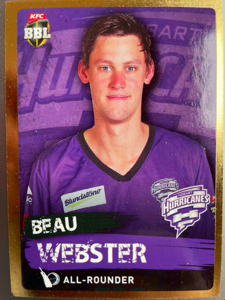 GOLD CARD #104 BEAU WEBSTER