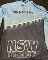 HANNAH TRETHEWY WORN & SIGNED NSW LENDLEASE BREAKERS LONG SLEEVE TRAINING TOP