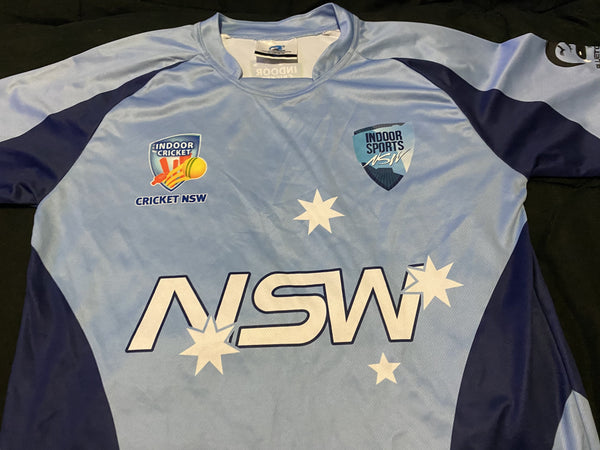 PLAYER ISSUE INDOOR CRICKET NSW SHORT SLEEVE TRAINING TOP