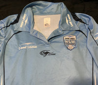 ALEX BLACKWELLS WORN NSW LENDLEASE BREAKERS LONG SLEEVE TRAINING POLO