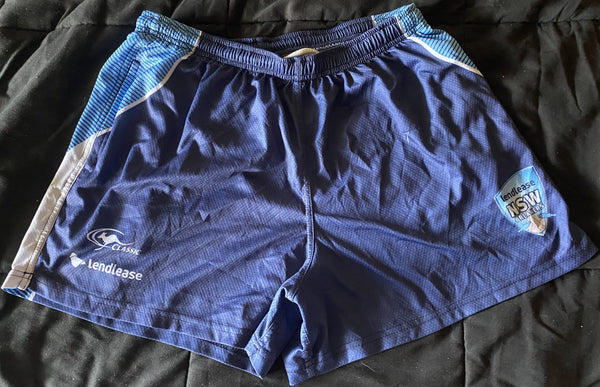 ALEX BLACKWELL'S WORN PLAYER ISSUE NSW BREAKERS TRAINING SHORTS