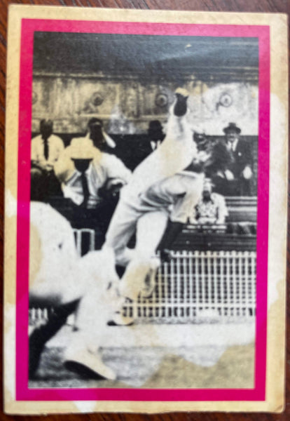 Max Walker 1974 Sunicrust Card #11 (Trimmed at bottom)