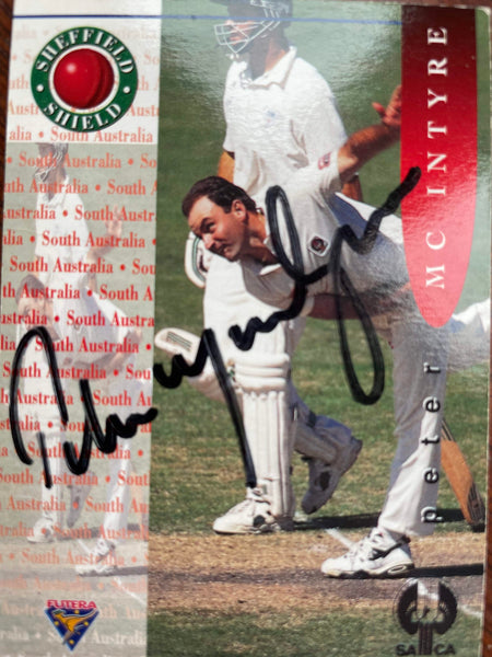 PETER MCINTYRE 1995 Hand-Signed Card #28