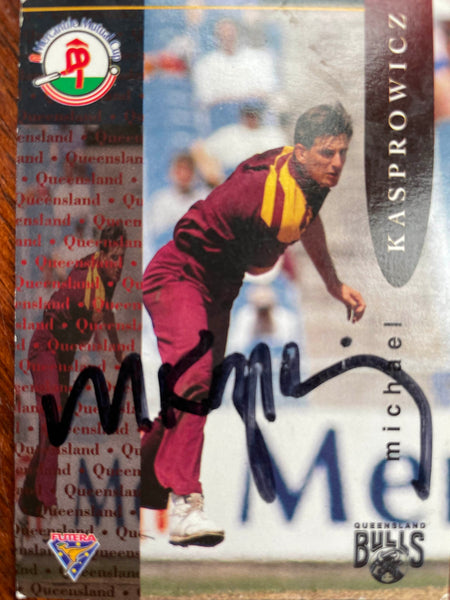 MICHAEL KASPROWICZ 1995 Hand-Signed Card #82