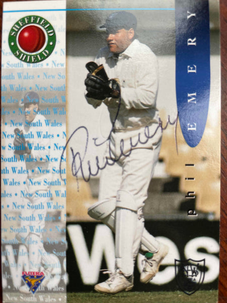 PHIL EMERY 1995 NSW Hand-Signed Card #38