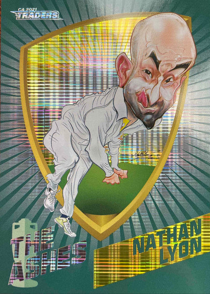 NATHAN LYON BASE Caricature Card C 5/9