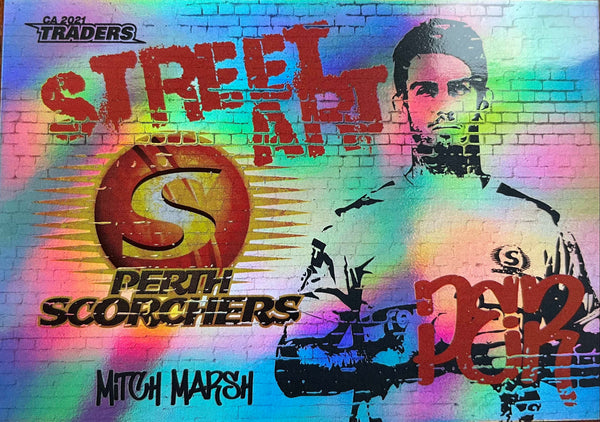MITCH MARSH Street Art White  SAW 14/18