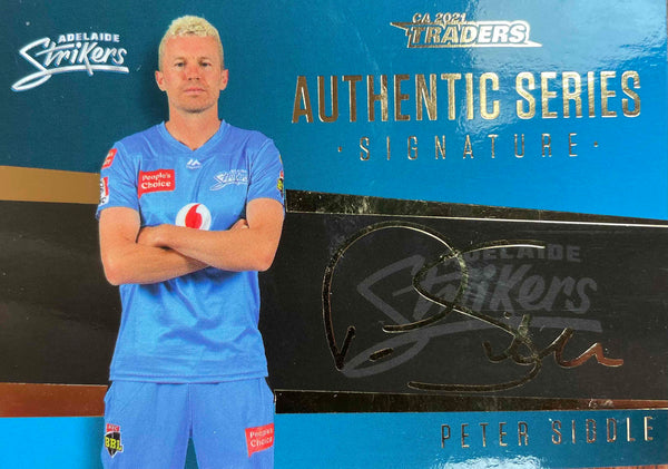 PETER SIDDLE Authentic Foil Signature AS2/9