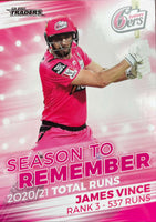 JAMES VINCE Season To Remember STR 03