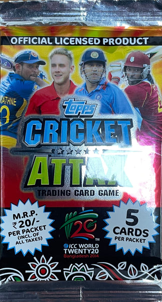 ATTAX  2014 ICC T20 World Cup  - Pack of 5 cards