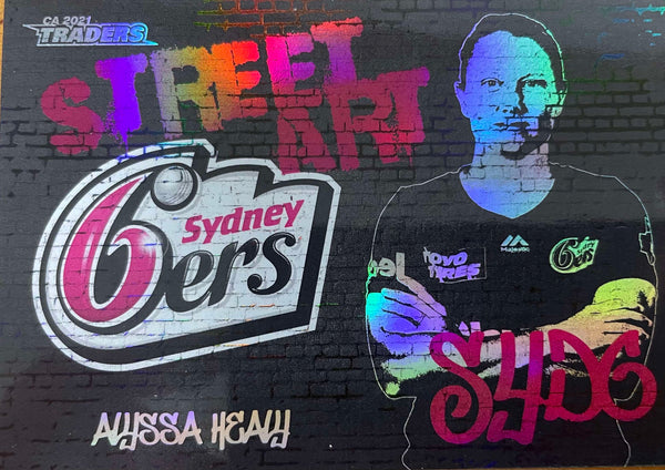 ALYSSA HEALY Street Art Black SAB 15