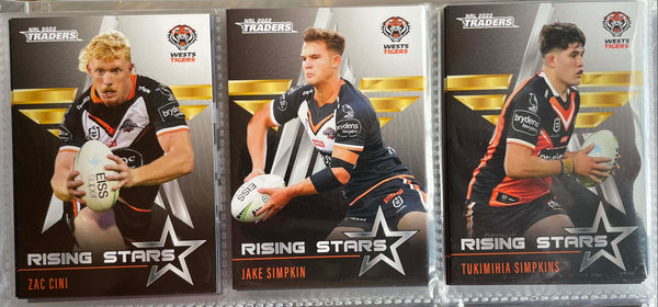 TIGERS RISING STARS - Set of 3 Cards