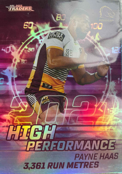 PAYNE HAAS - High Performance Cards #HP02