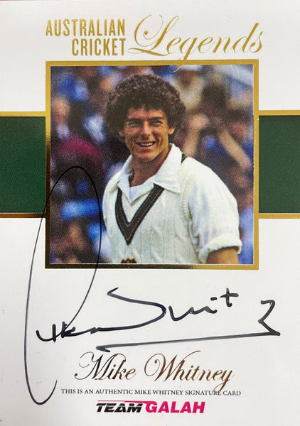 MIKE WHITNEY - Aust Cricket Legends #ACL-17