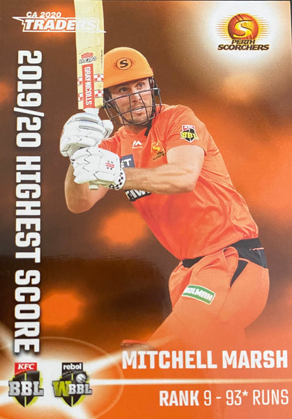 TOP 10 Highest Score - MITCH MARSH - TT 29/30