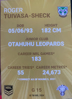 Gold Card #G15 ROGER TUIVASA-SHECK