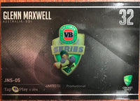 Jersey Number SILVER (PROMO) GLENN MAXWELL  #JNS-05