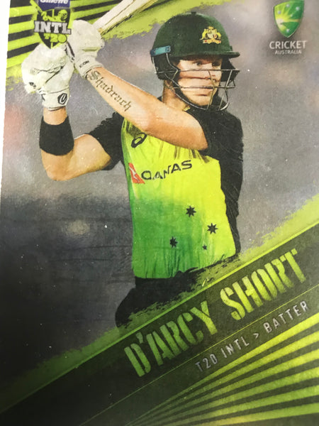 D'ARCY SHORT - MENS INT T20  Silver Parallel Card #052