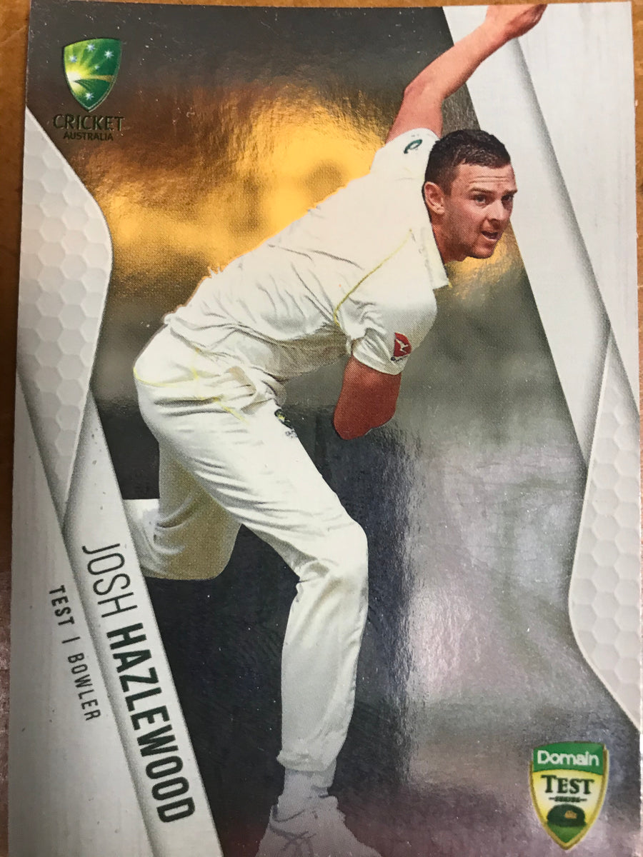 JOSH HAZLEWOOD - TEST Silver Parallel Card #006 – Dave and Jazzy's ...