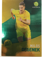 MILOS DEGENEK - FFA 2017-18 Silver Parallels Card #004