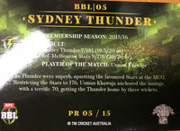 BBL PREMIER - PR 05 Thunder