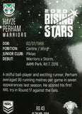 HAYZE PERHAM - Rising Stars - RS 43