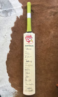 2011 T20 v England - Aust Team Signed Bat (Finch Debut)