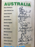 2007 ODI Tri Series Signed Bat - Aust/England/NZ Teams signed