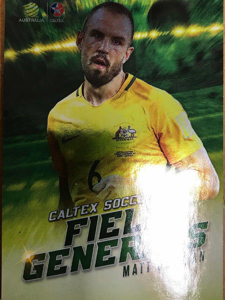 2018 Socceroos WC - FIELD GENERALS - MATT JURMAN