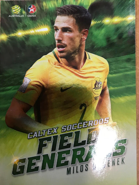 2018 Socceroos WC - FIELD GENERALS - MILOS DEGENEK