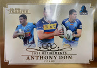 ANTHONY DON - 2021 Retirements Cards #R04