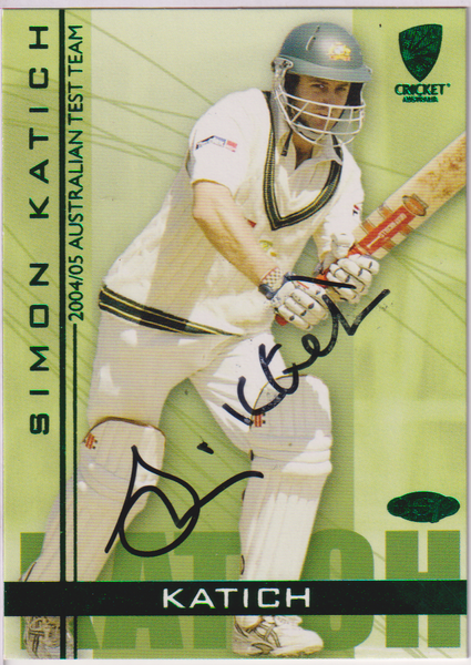 SIGNED CRICKET ESP 2004 COMMON CARD #17
