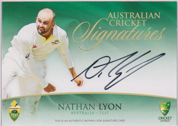 NATHAN LYON﻿ Australian Signatures  #ASC-02