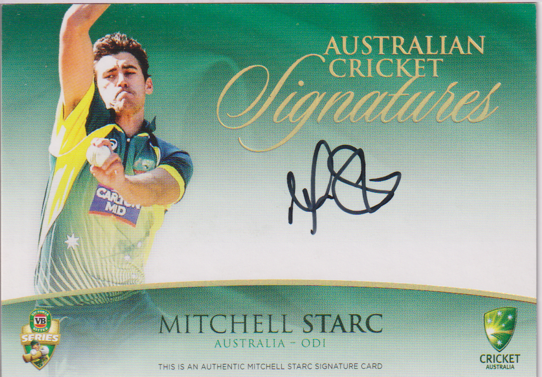 MITCHELL STARC Australian Signatures #ASC-03 – Dave and Jazzy's