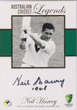 NEIL HARVEY - NUMBERED Aust Cricket Legends Card #ACL2
