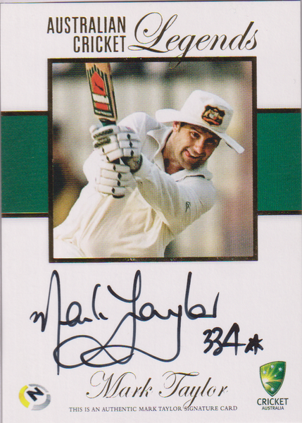 MARK TAYLOR - NUMBERED Aust Cricket Legends #ACL5