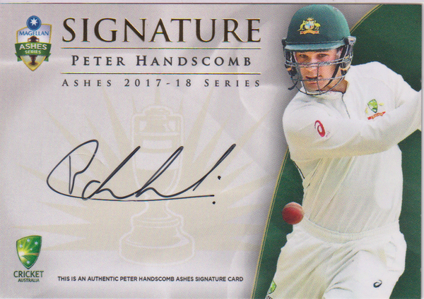 PETER HANDSCOMB PROMO - Ashes 2017/18 Signature Card #AS-03