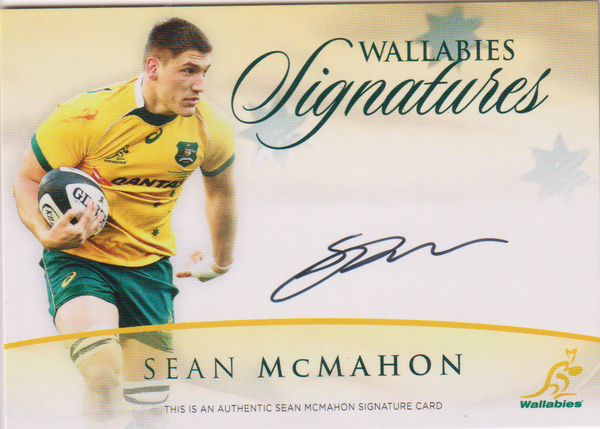 SEAN McMAHON  Wallabies PROMO Signature Card #WS-06