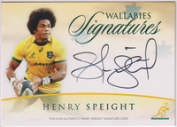 HENRY SPEIGHT  Wallabies Signature Card #WS-13